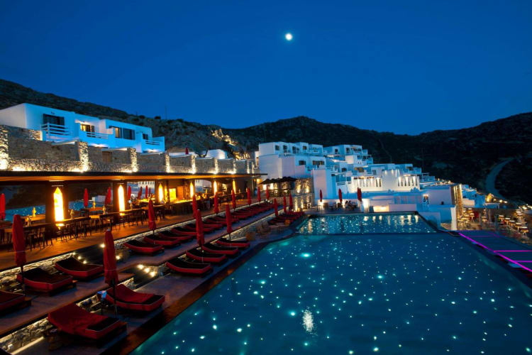 Poolside evening